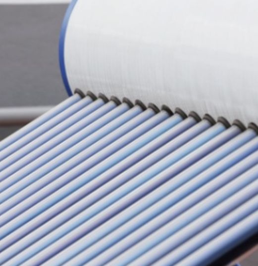 We are people to introduce solar water heater into industry